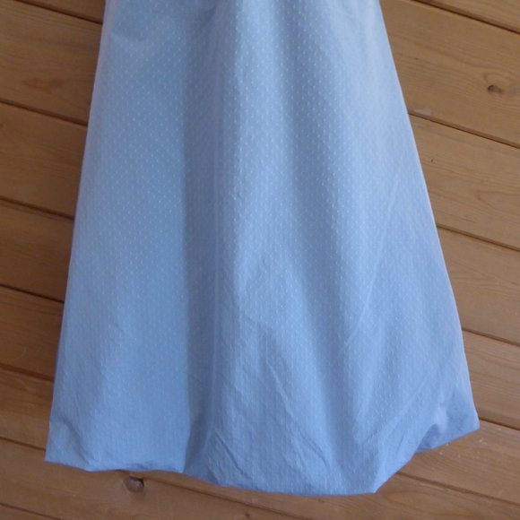 BCBG Max Azria Blue Polka Dot Bubble Hem Dress 2 - Picture 4 of 7
